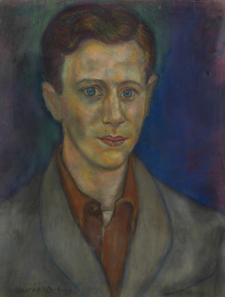 BEAUFORD DELANEY (1901 - 1979) Untitled (Portrait of a Young Man).